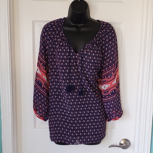 Liz Claiborne Tops - Liz Claiborne Boho Top L